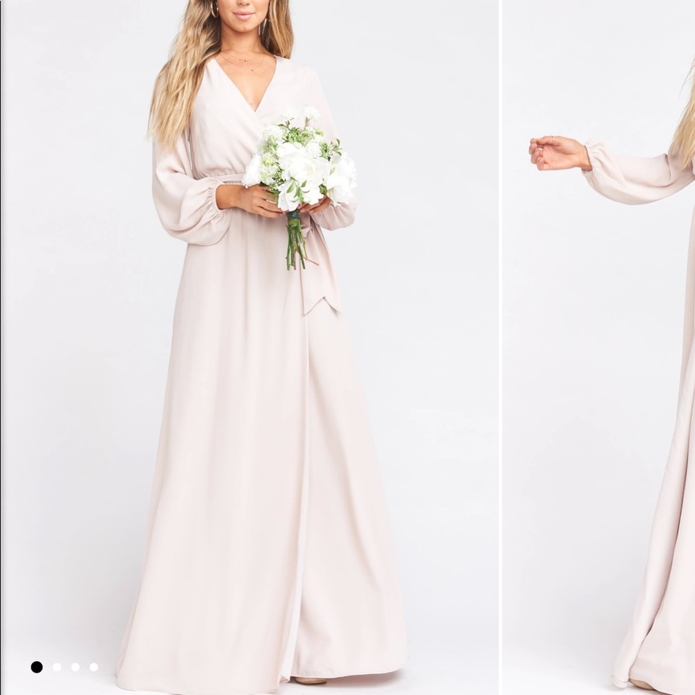 Show Me Your Mumu Lady Long Sleeve Wrap Dress